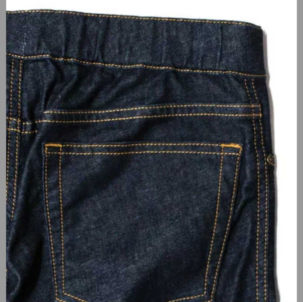 ELIE TAHARI BLUE COTTON STRAIGHT LEG JEGGING JEANS - Picture 4 of 7